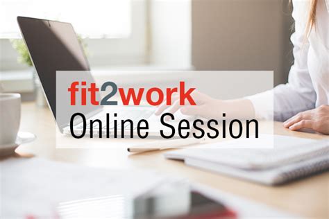 fit2work online portal.
